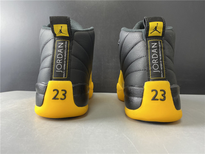 air jordan 12 retro black university gold 130690-070