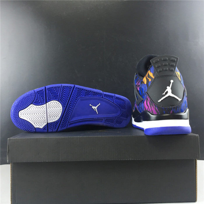 air jordan 4 gs tiger camo rush violet bq9043-005
