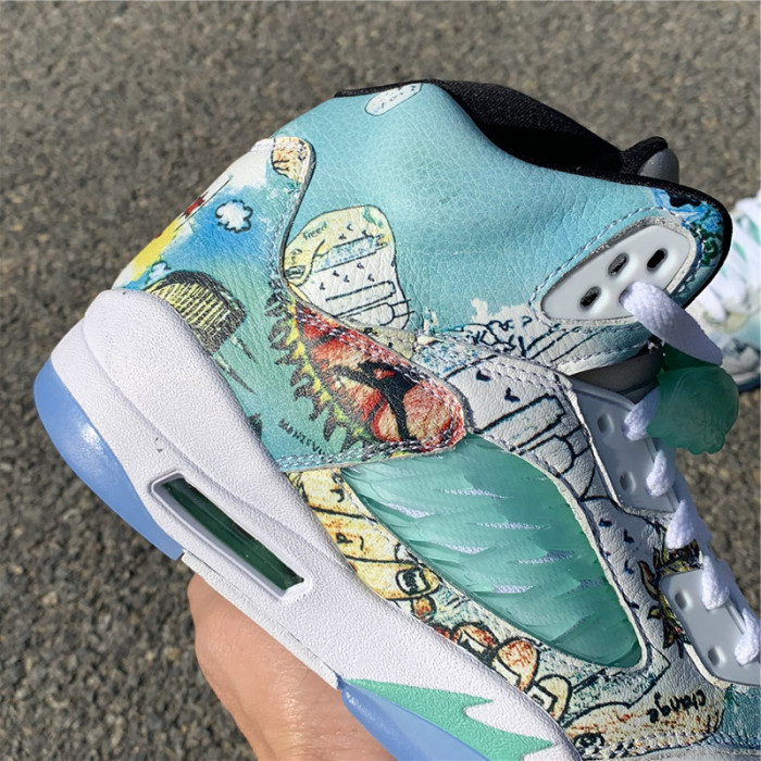 air jordan 5 retro wings (gs)  av3663-900