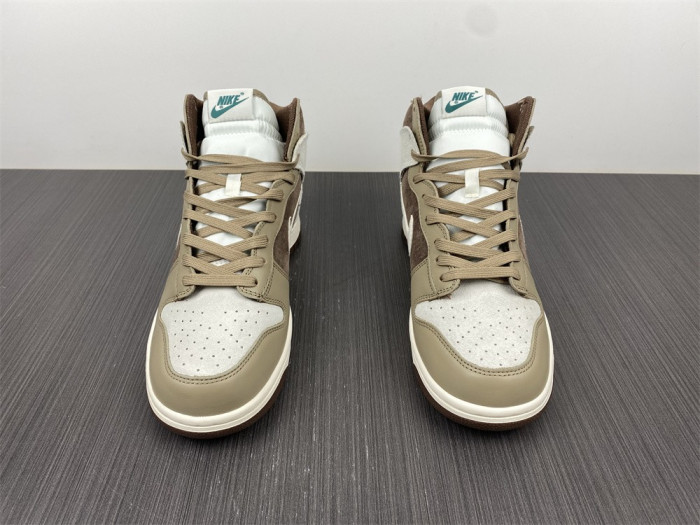nike dunk high light chocolate - dh5348-100