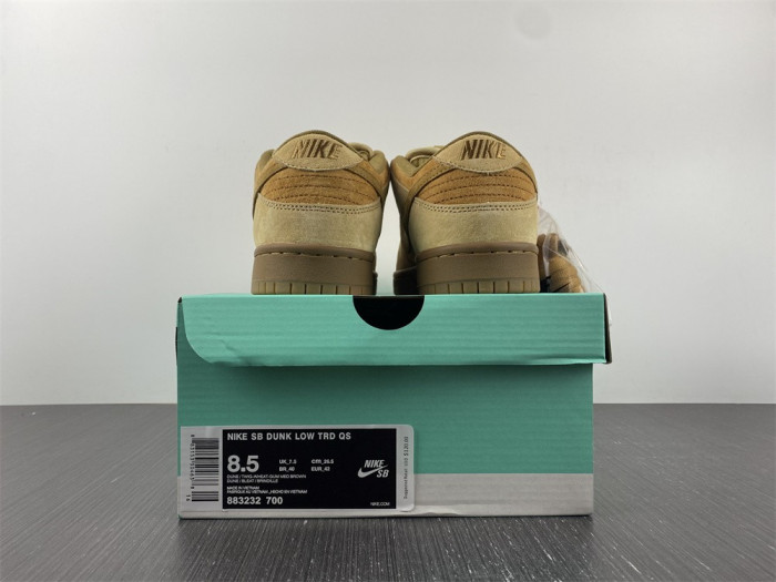 nike sb dunk low wheat - 883232-700