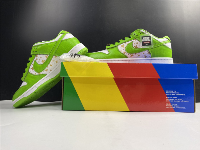 nike sb dunk low stars mean green (2021) dh3228-101