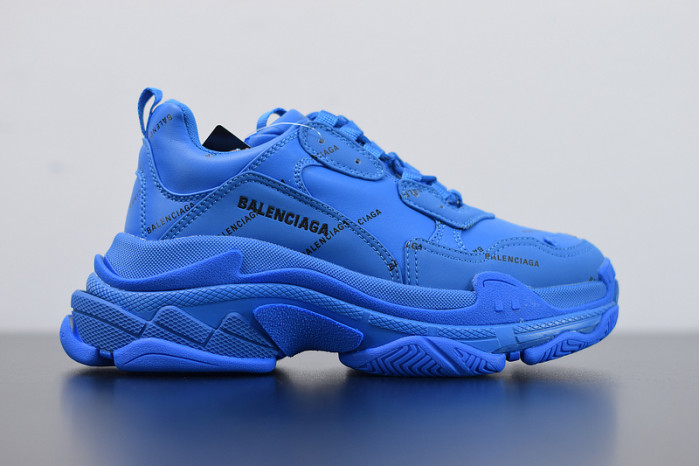 blcg sneaker triple.s.gomma blue 536737 w06e2 0848
