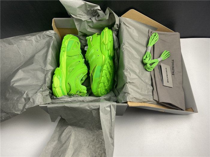 blcg track trainer  fluo green 542436 w3ab1 3801