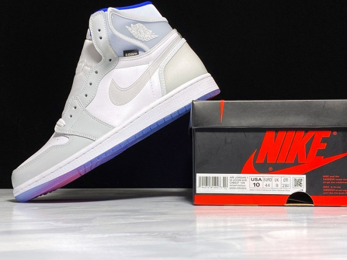air jordan 1 retro high zoom white racer blue  ck6637-104