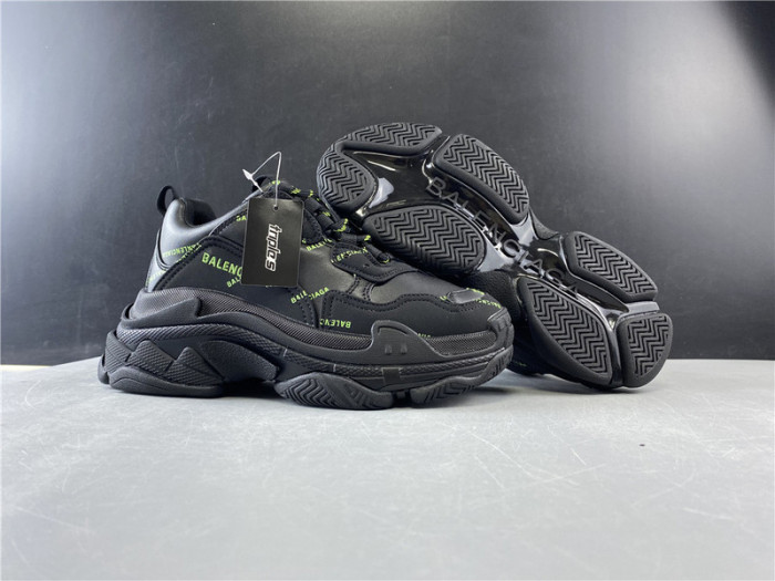 blcg sneaker triple.s.gomma black 524039 w2fa1 7633