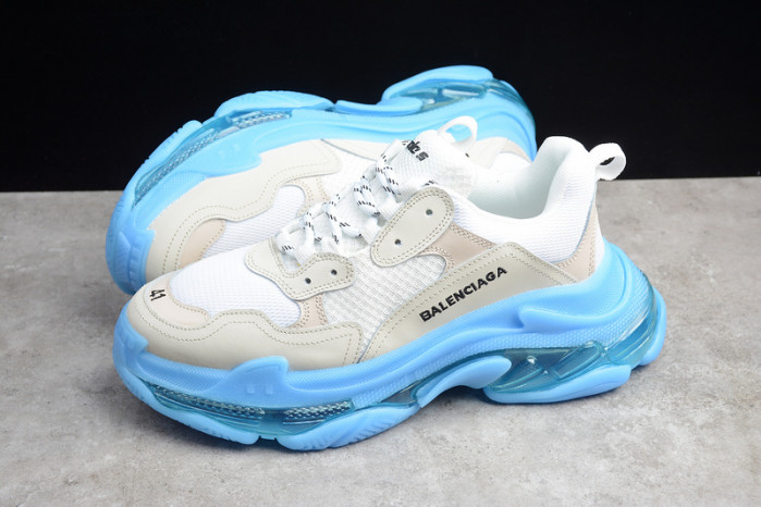 blcg sneaker triple.s.gomma beige grey-blue