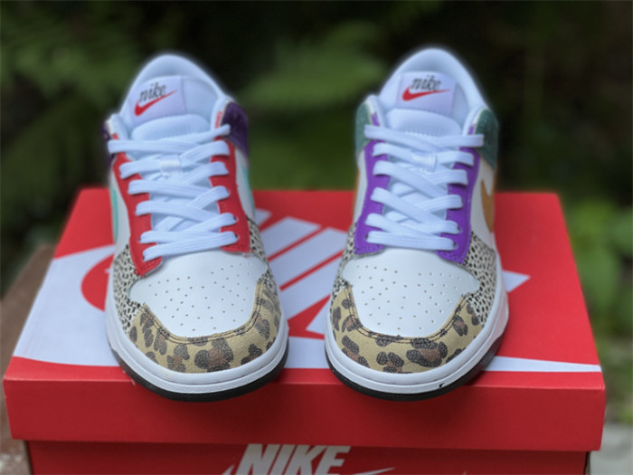 nike dunk low safari mix  - dn3866-100