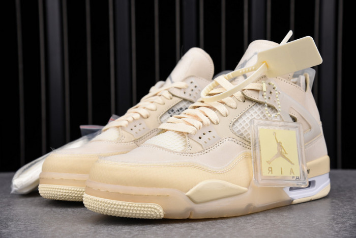 air jordan 4 retro ofw sail cv9388-100
