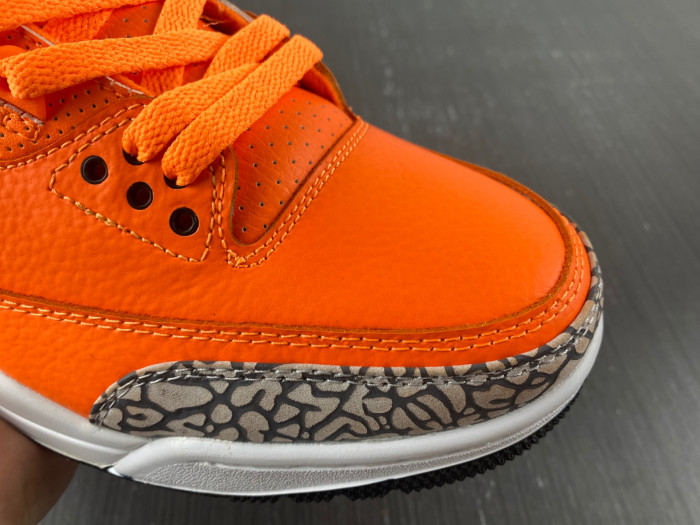 nike air jordan 3 retro orange white cement grey ct8532-801