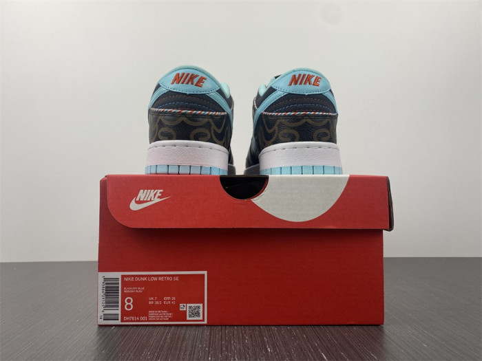 nike dunk low se barber shop black - dh7614-001