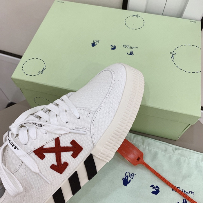 ofw calfskin vulcanized low sneakers