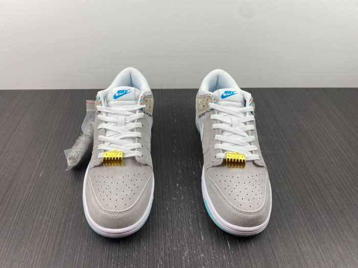 nike dunk low se barber shop grey - dh7614-500