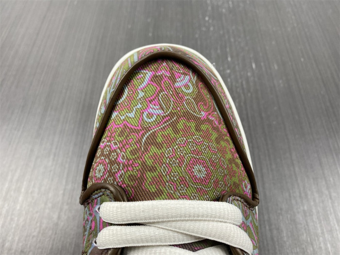 nike sb dunk low pro paisley brown - dh7534-200