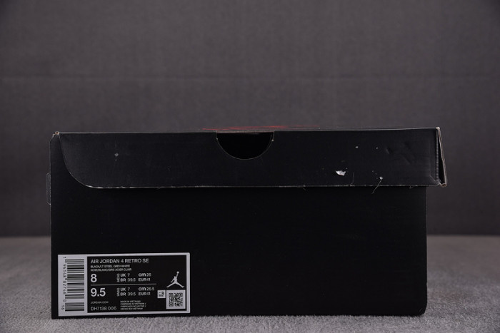 air jordan 4 "black canvas" dh7138-006