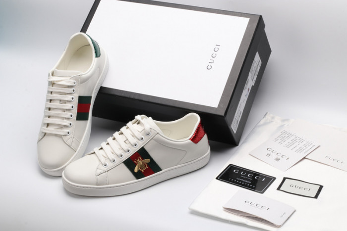 G*u*i ace embroidered low-top sneaker