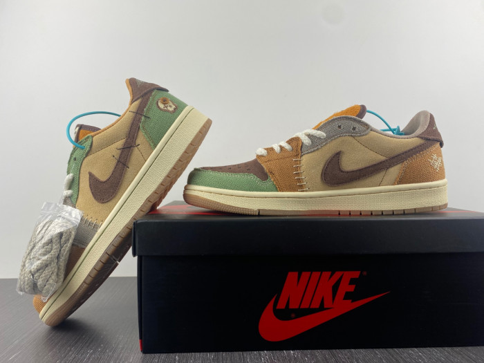 jordan 1 retro low og zion williamson voodoo  dz7292-200