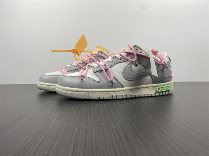 ofw x dunk low ''lot 09 of 50'' - nike - dm1602 109