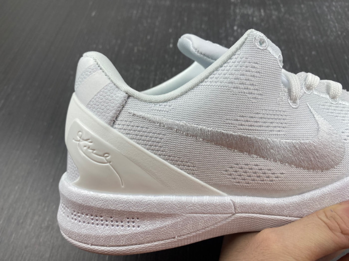 nike kobe 8 protro triple white fj9364-100